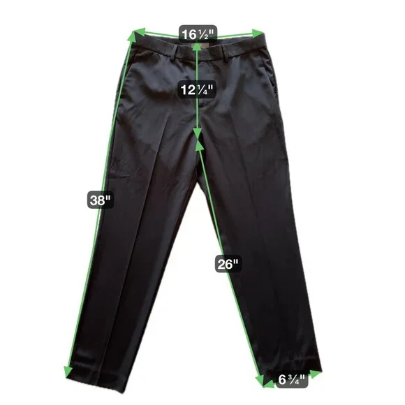 Men’s H&M Black Slim Fit Suit Jacket & Pants Set 40R / 33x26 - Picture 2 of 11